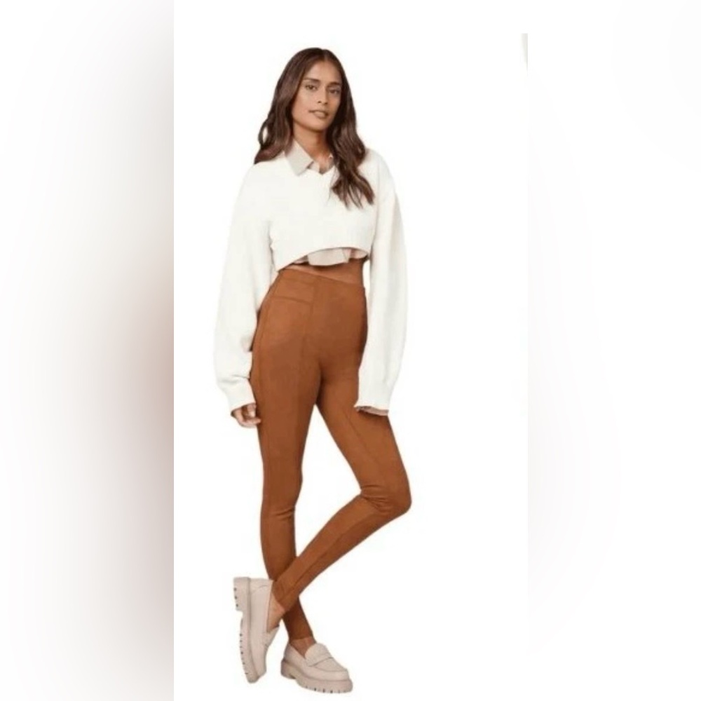 SPANX Women's Brown High-Waisted Leggings